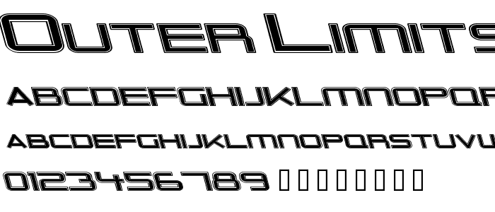 Outer Limits Extended Italic font